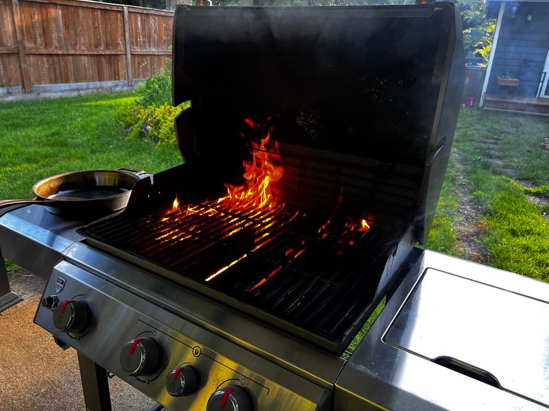 Not Preheating the Grill