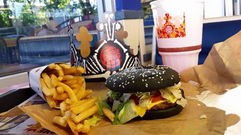 Burger King's Black Bun