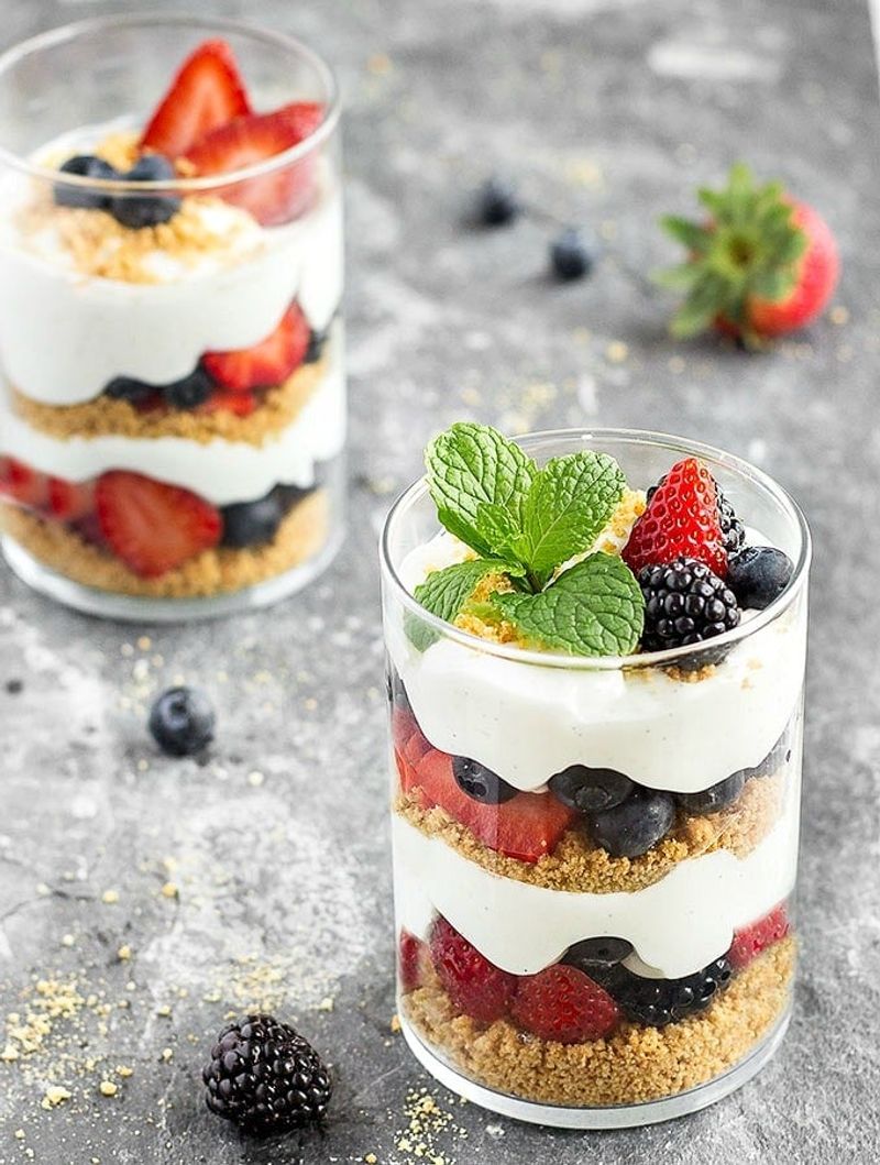 Berry Cheesecake Parfaits