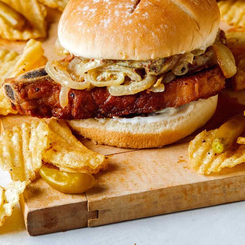 Pork Chop Sandwich