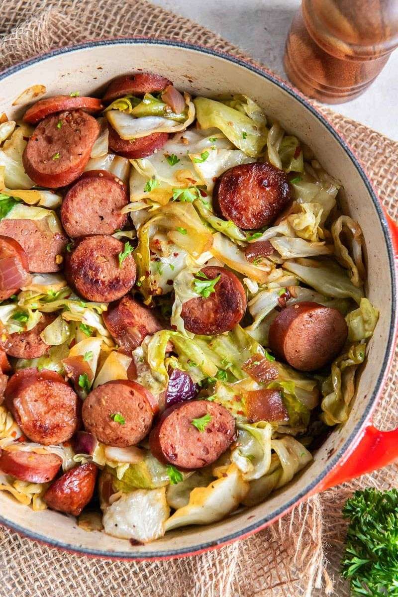 Cabbage and Sausage