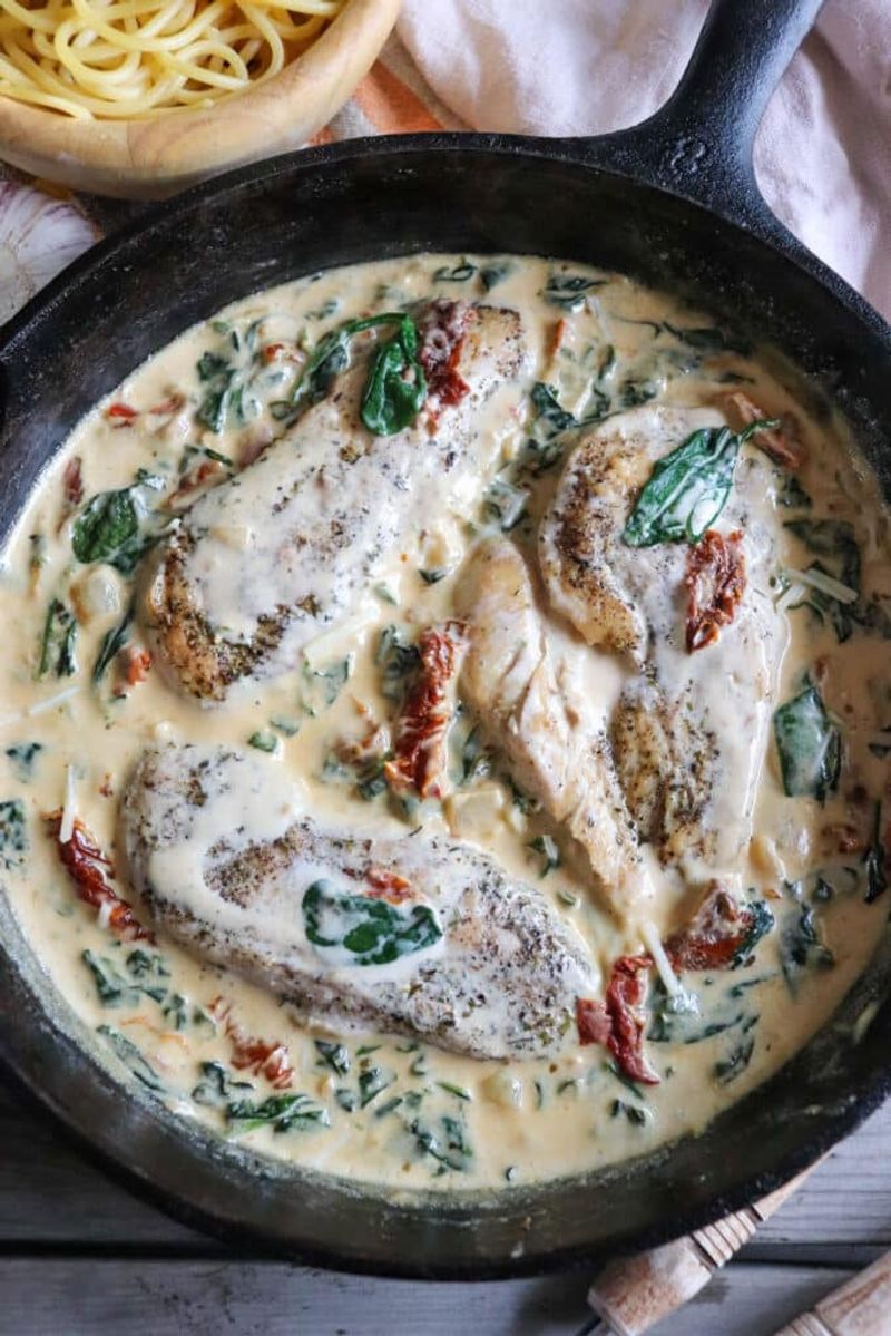 Creamy Tuscan Chicken Skillet