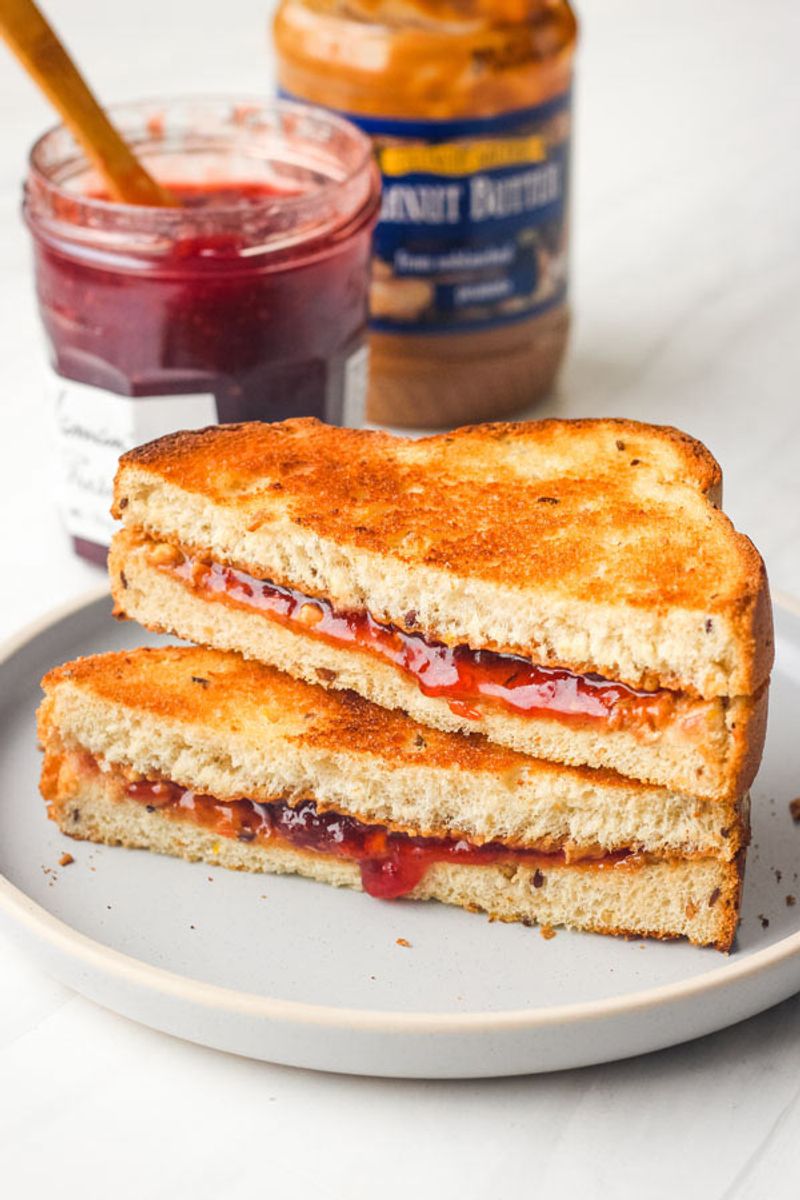 Peanut Butter And Jelly Sandwiches