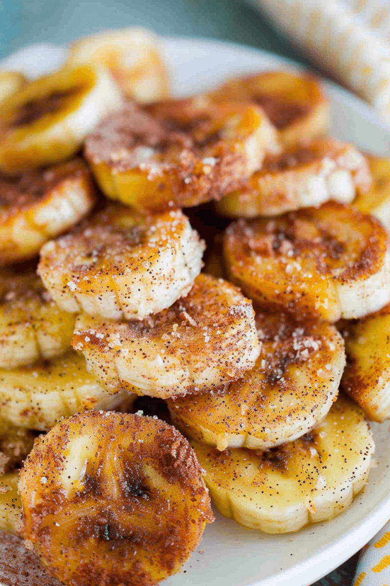 Pan-fried Cinnamon Bananas