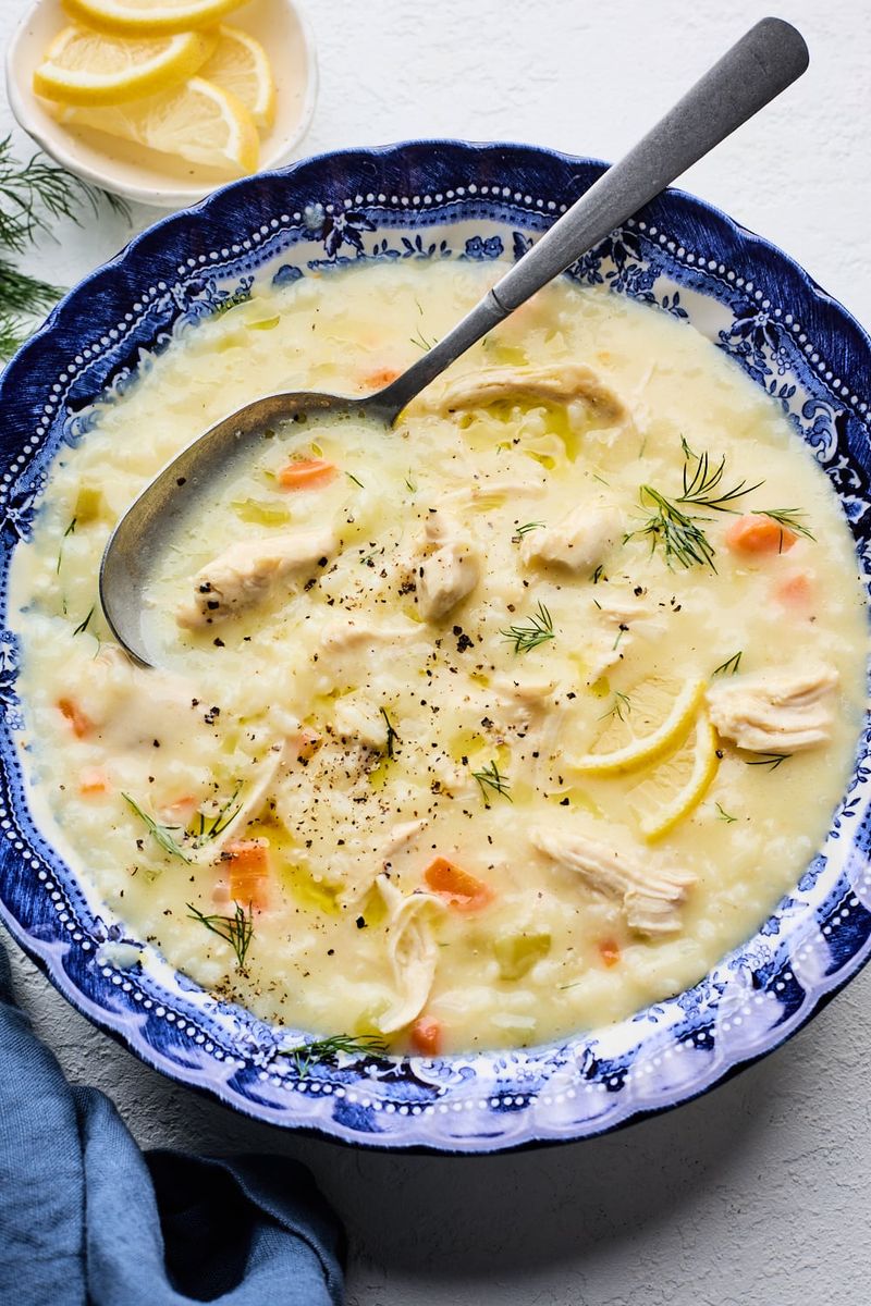 Greek Lemon Chicken Soup (Avgolemono)