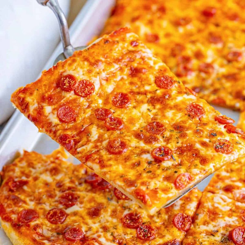 Rectangle Pizza Slices
