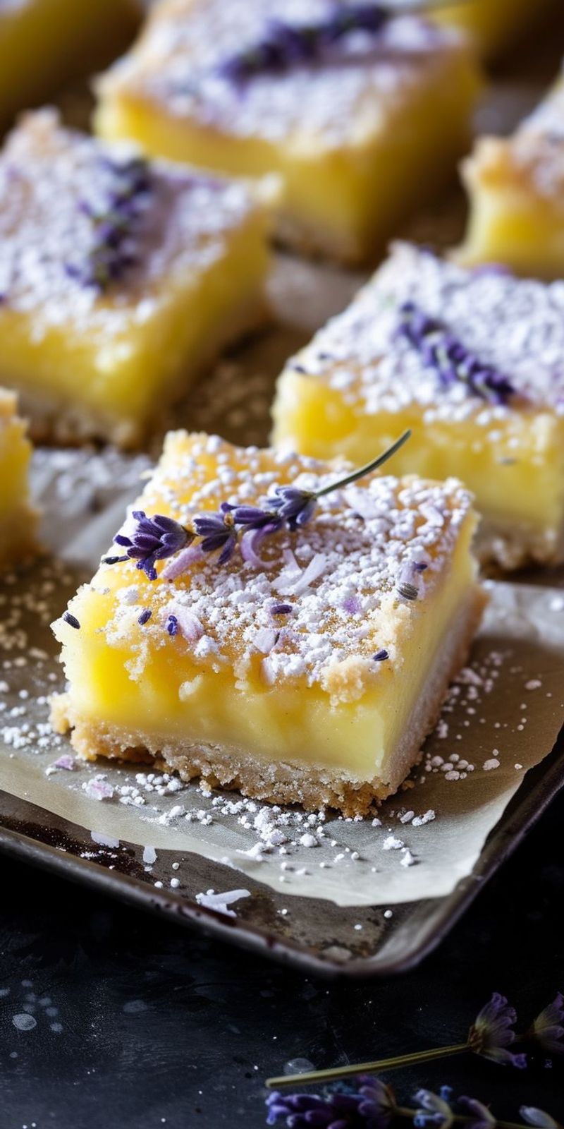 Lavender Lemon Bars