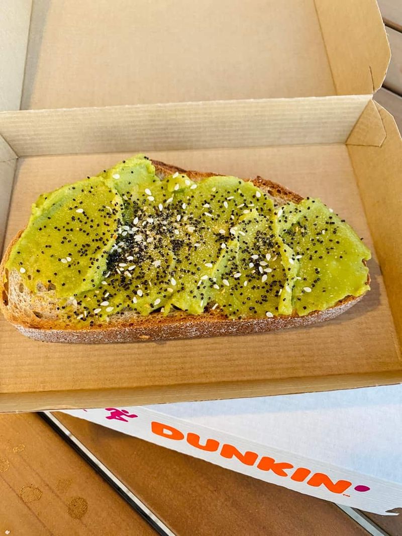 17. Dunkin' Donuts Avocado Toast