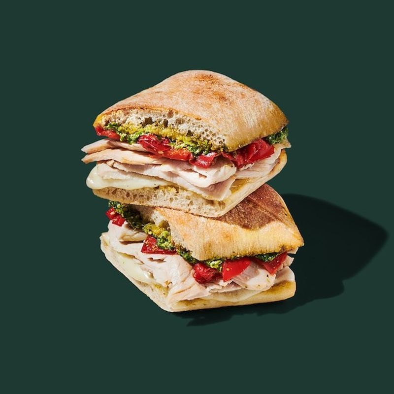 20. Starbucks Turkey & Swiss Sandwich