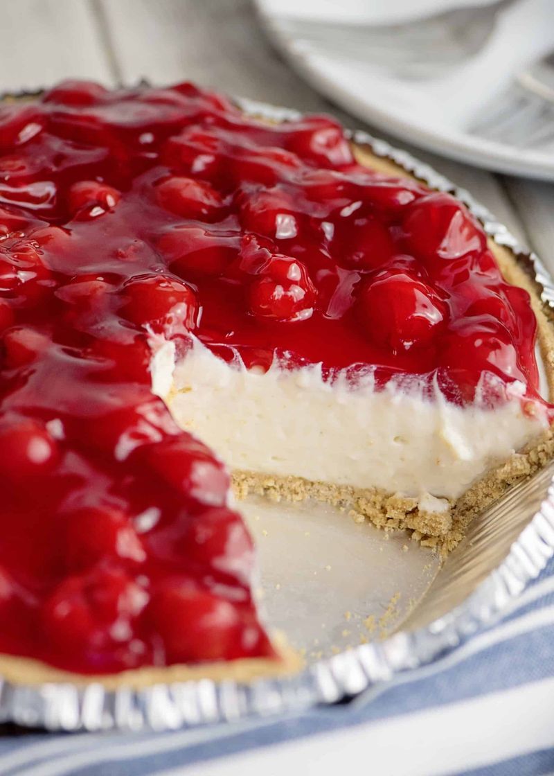 1960 - Cherry Cream Cheese Pie