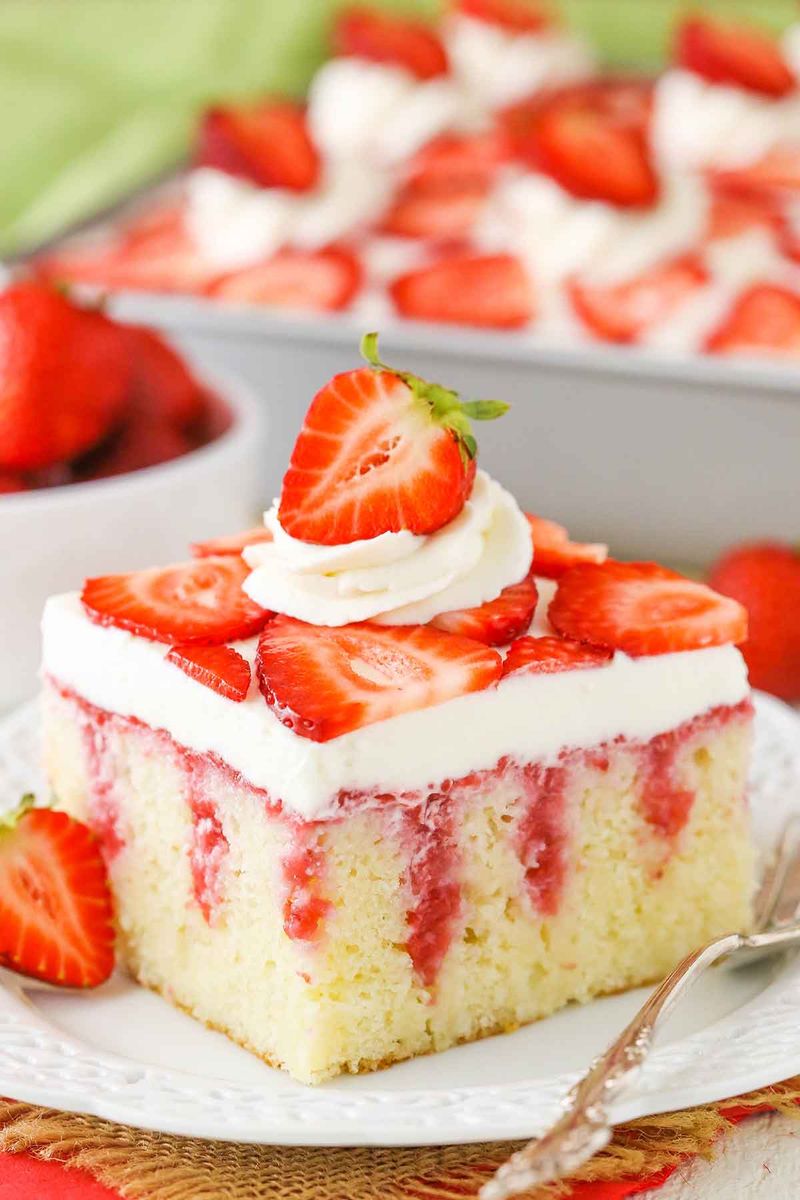 1982 - Strawberry Poke Cake