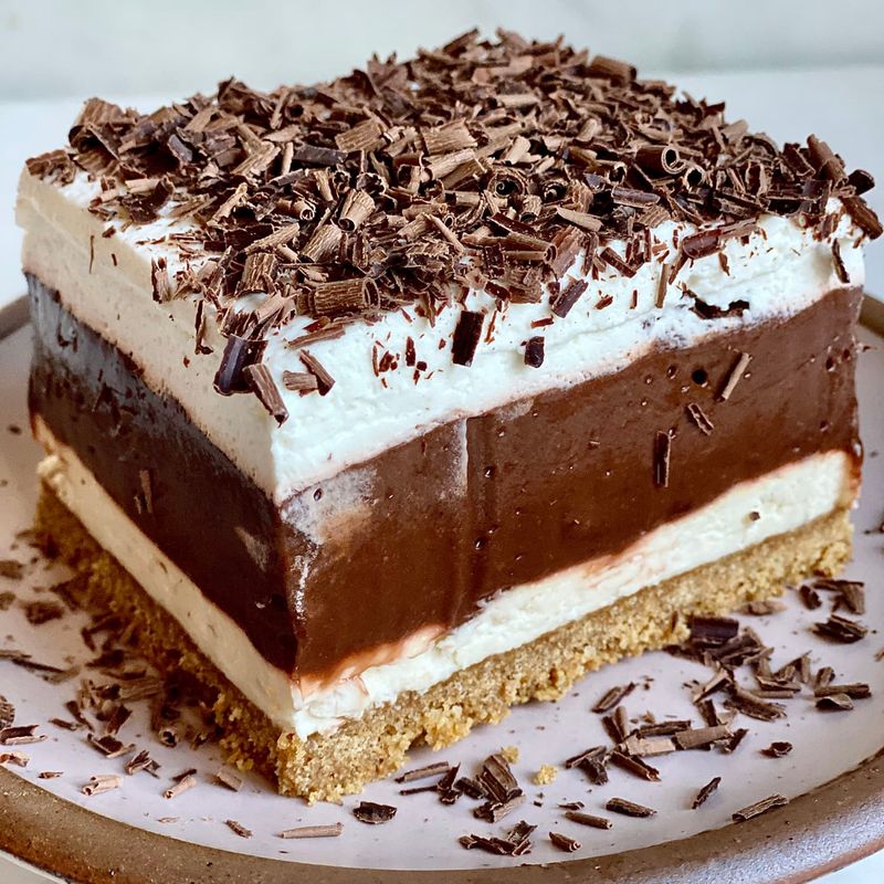 1986 - Easy Four-Layer Chocolate Dessert