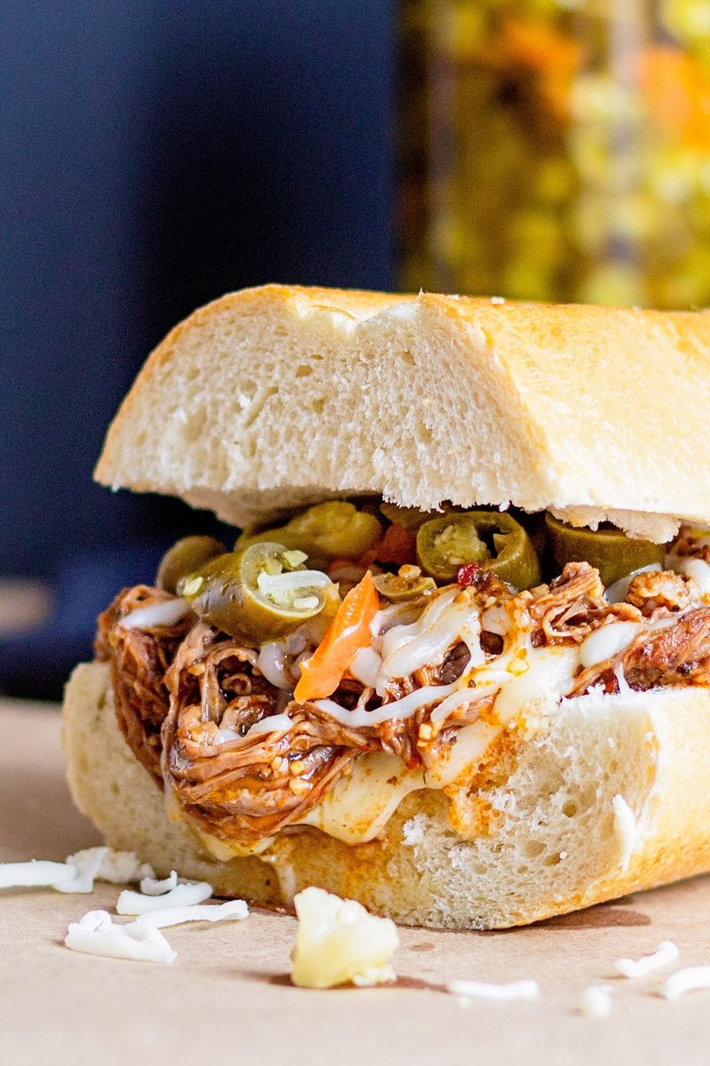 Shredded Beef Sandwich