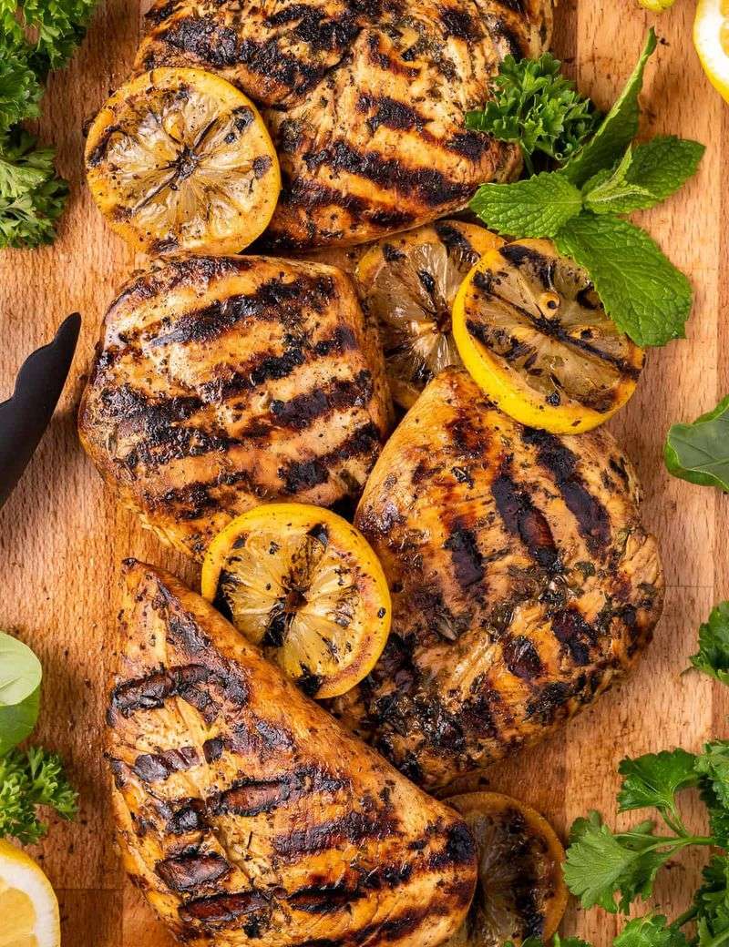 Grilled Lemon Herb Chicken