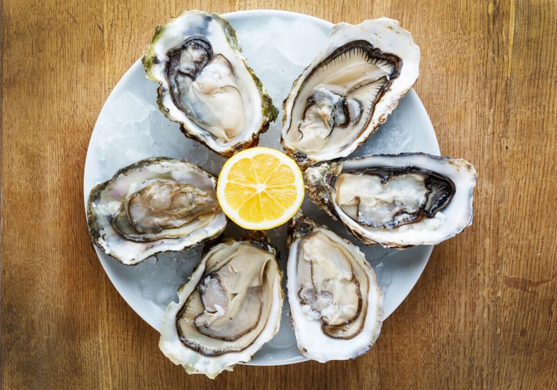 Shellfish (mussels, oysters, clams)