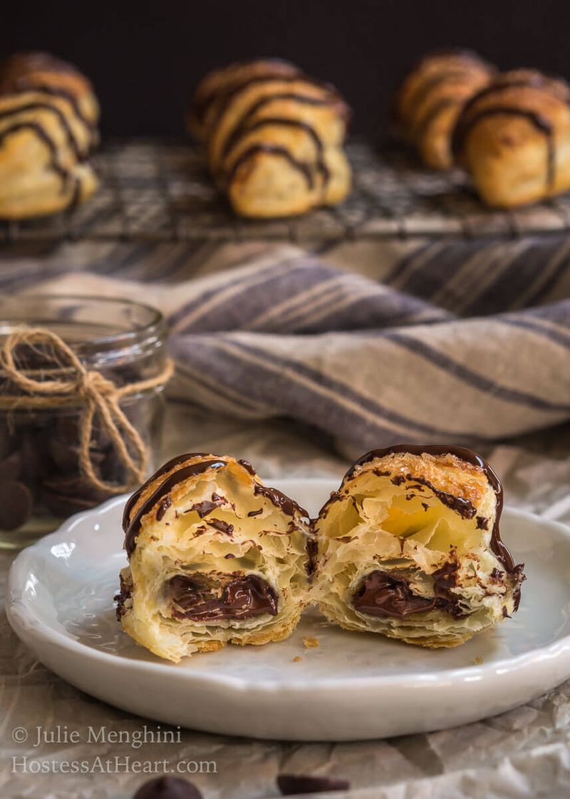 Chocolate Puff Pastry Pockets