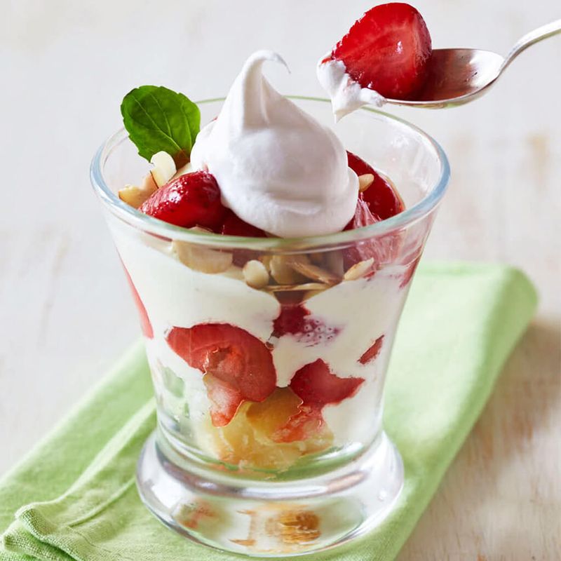 Strawberry Trifle Cups
