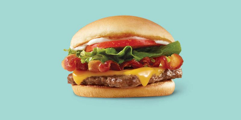 7. Wendy's Junior Bacon Cheeseburger