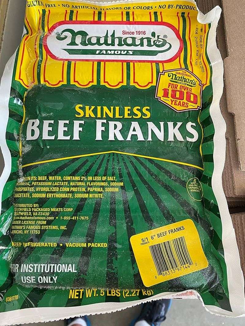 Nathan’s Skinless Beef Franks