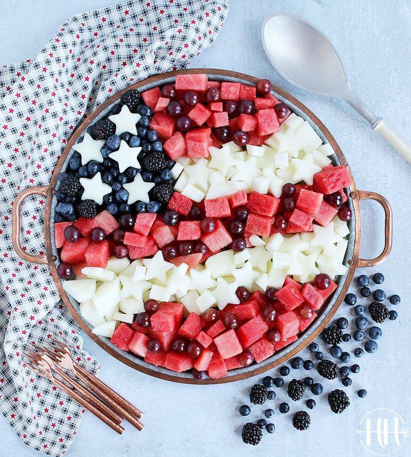 Red, White, and Blueberry Salad