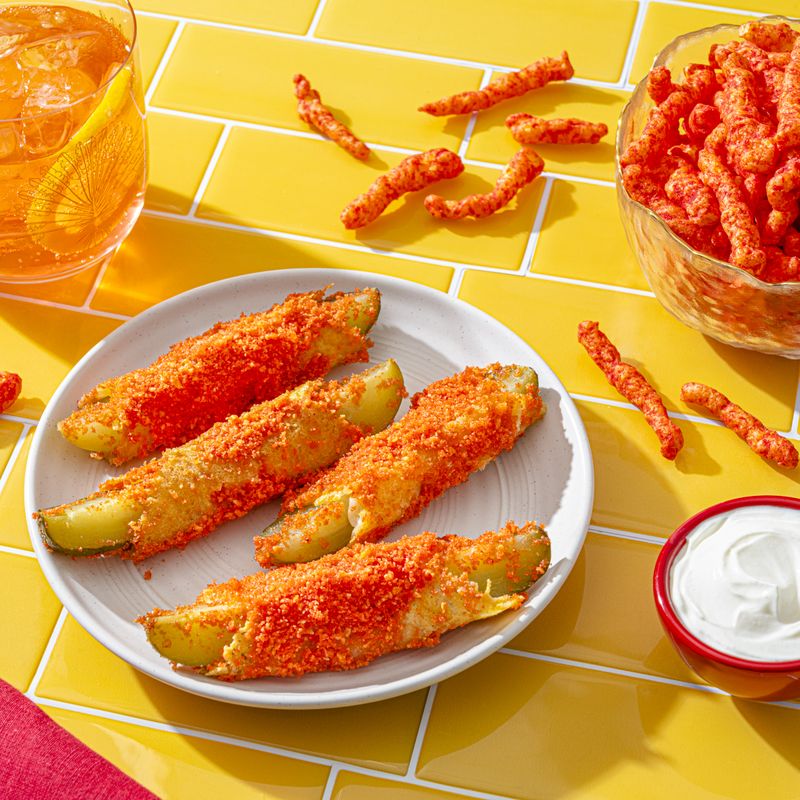Hot Cheetos Pickles
