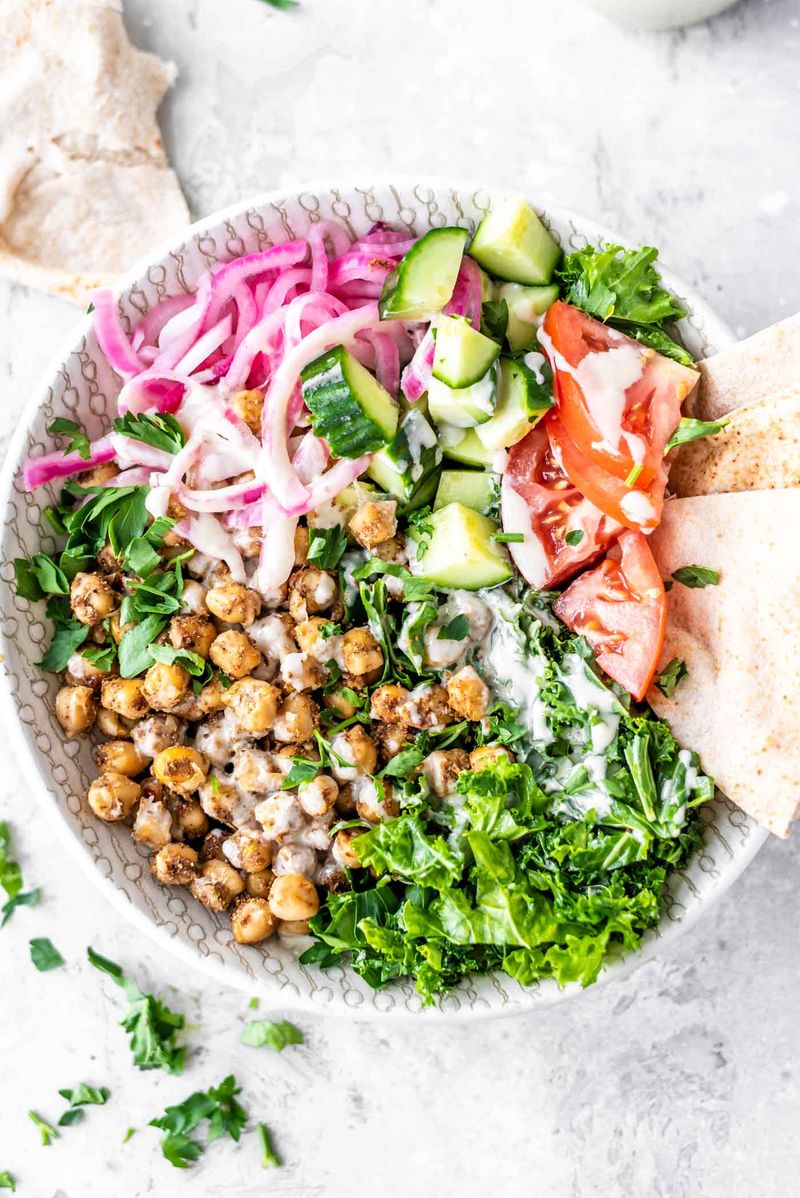 Chickpea Shawarma Bowls