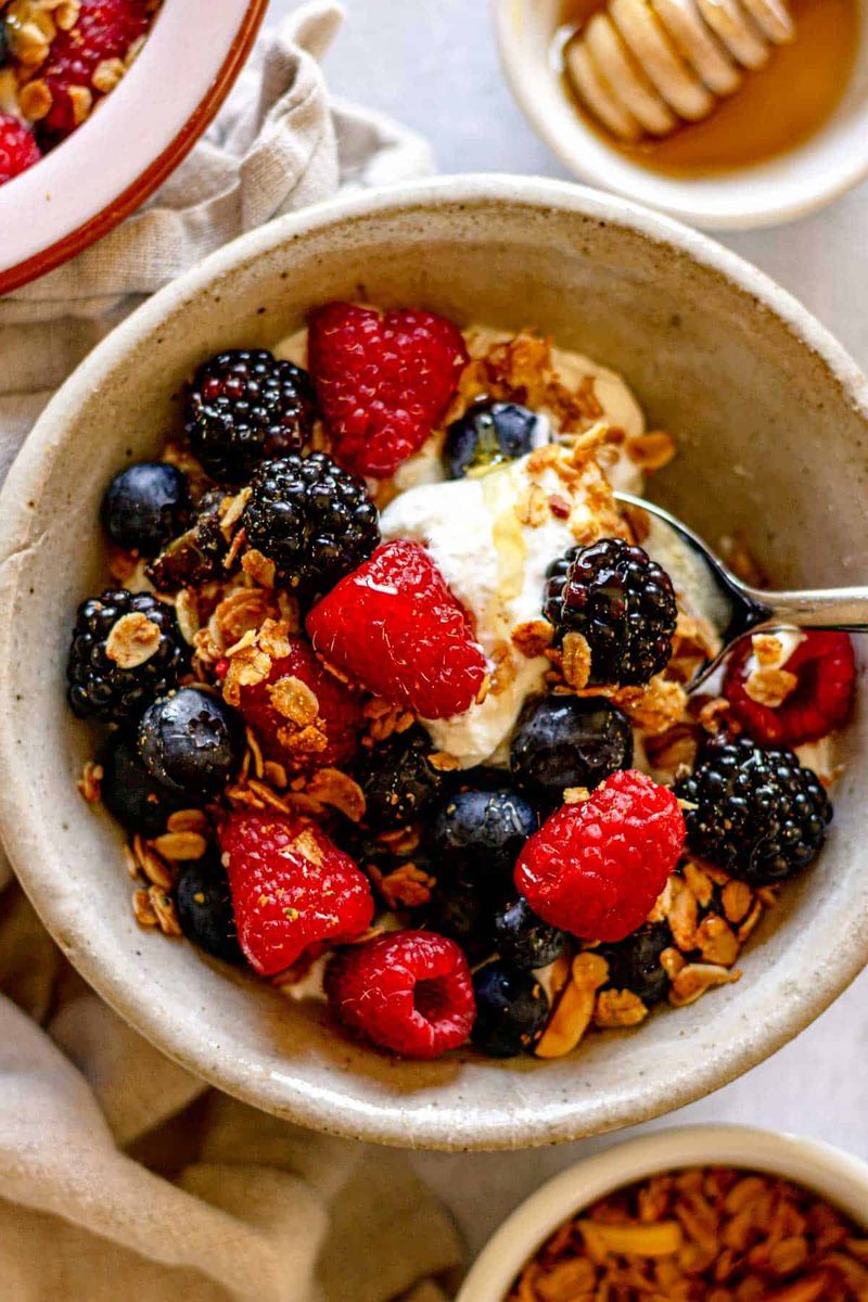 Greek Yogurt with Nuts and Berries
