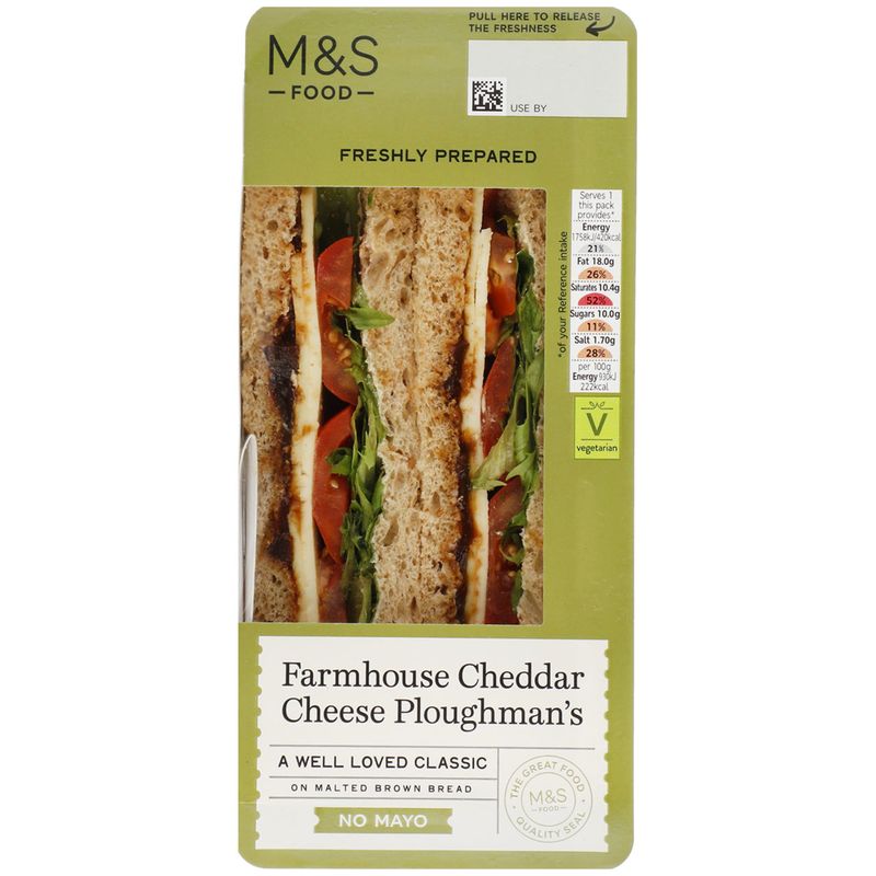 The Perfect Ploughman's Cornish Cheddar Sandwich (M&S)