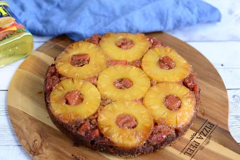 Spam Upside-Down Cake