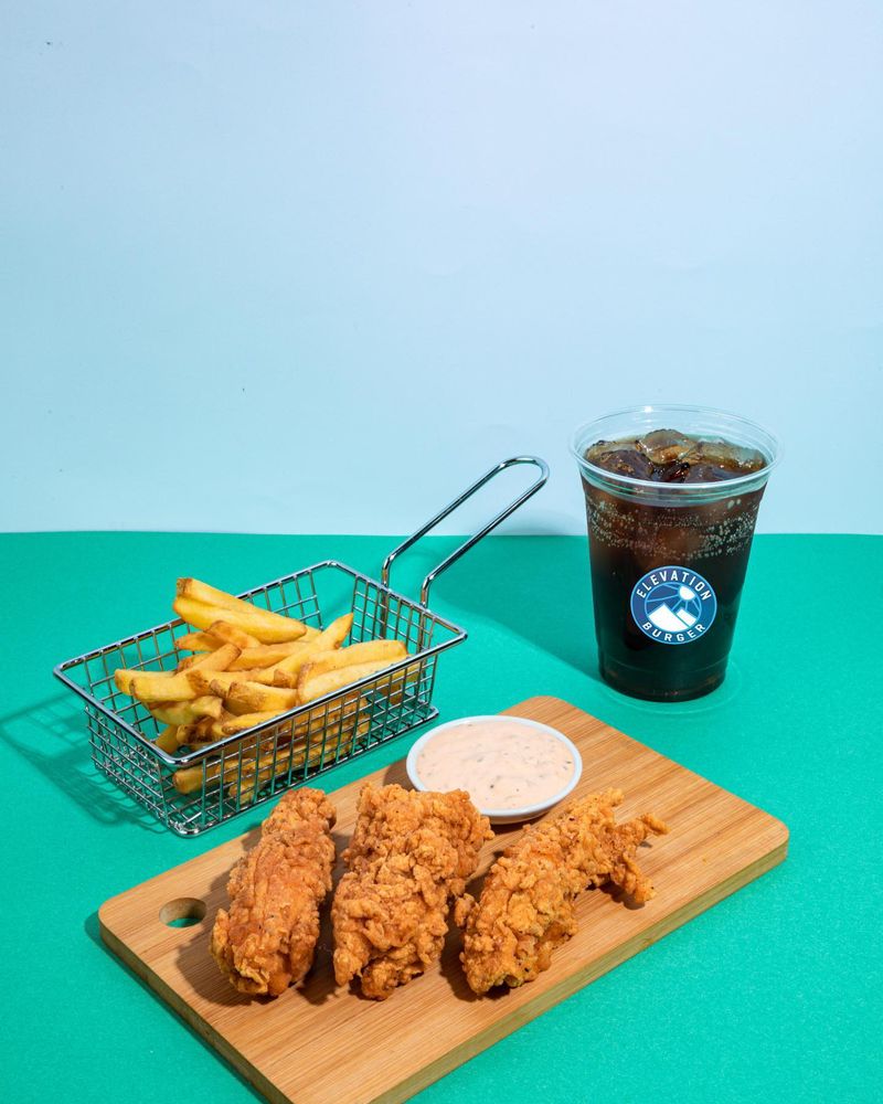 Elevation Burger's Organic Chicken Strips