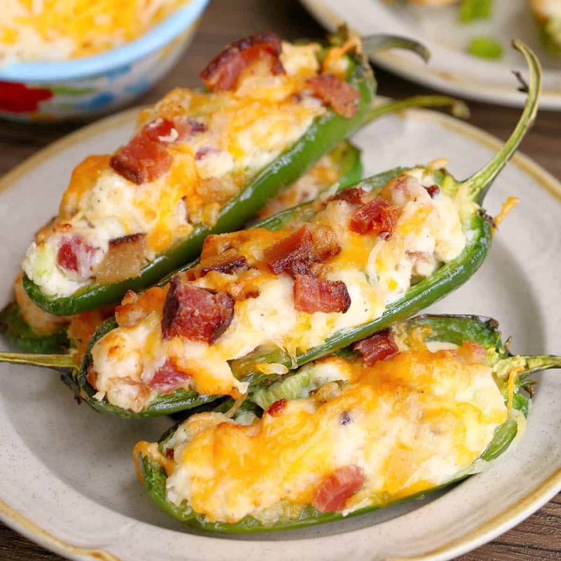 Air-Fried Stuffed Jalapeños