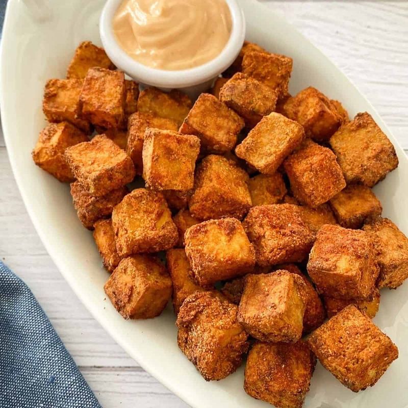 Air-Fried Tofu Bites