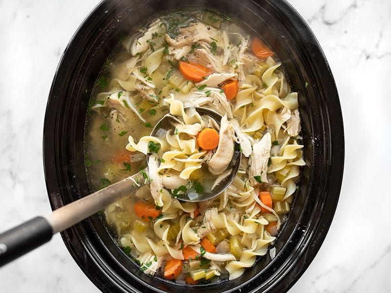 Slow Cooker Chicken Noodle Soup