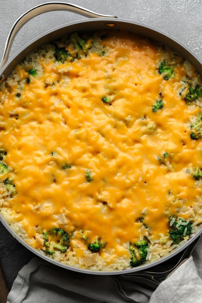 Vegan Cheesy Broccoli and Rice Casserole
