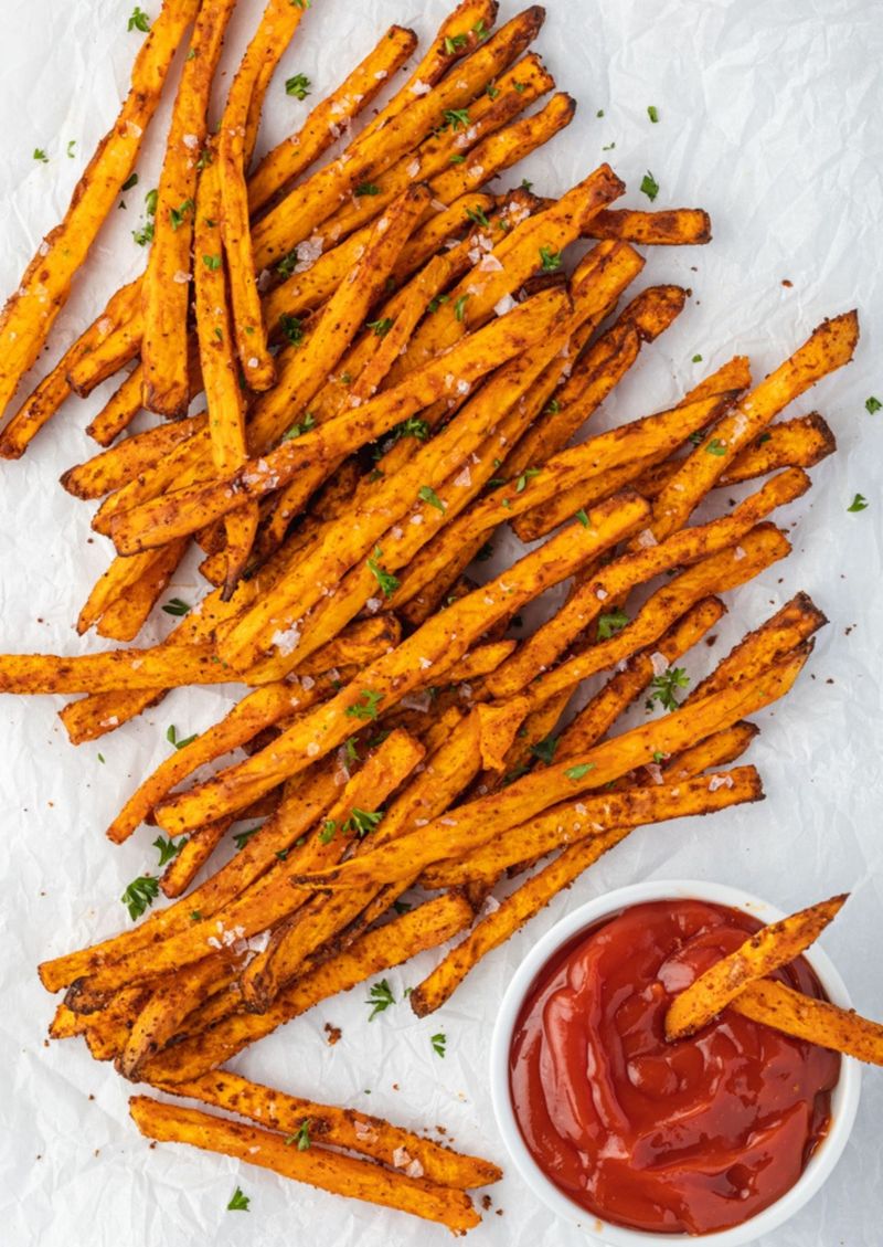 Air-Fried Sweet Potato Fries