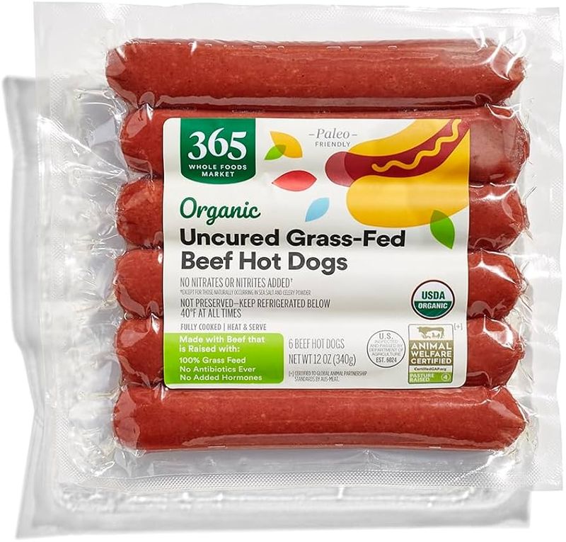 365 by Whole Foods Market Organic Beef Hot Dogs