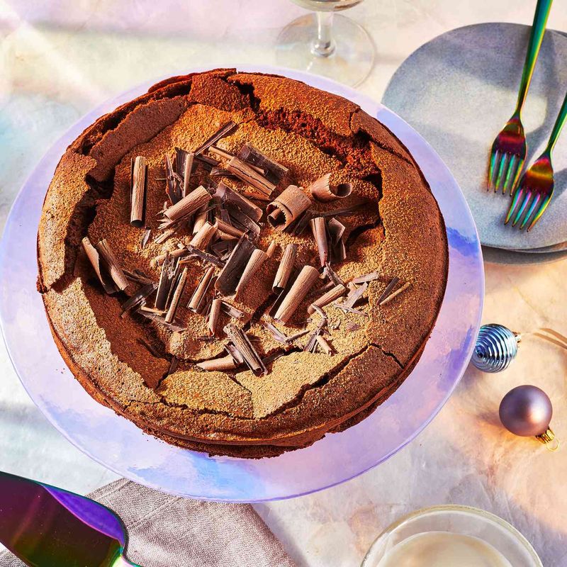 Flourless Spiced Hot Chocolate Cake