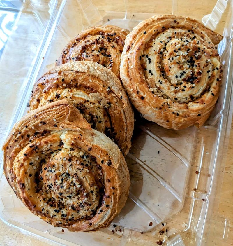 Onion Cheese Pinwheels