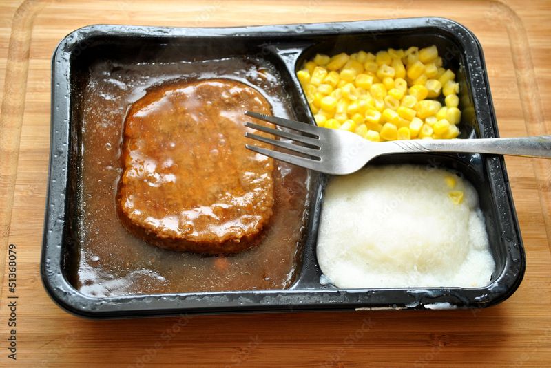 TV Dinners with Salisbury Steak