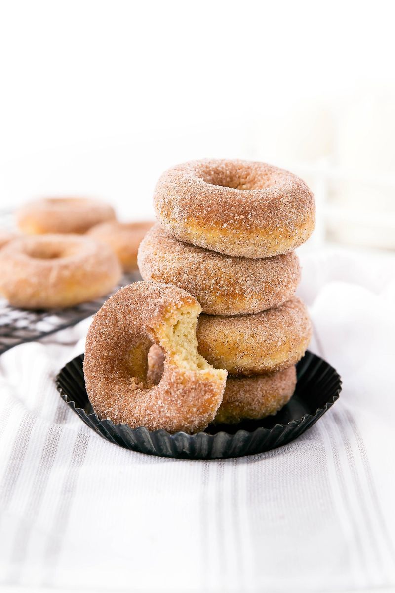 Baked Cinnamon Sugar Donuts