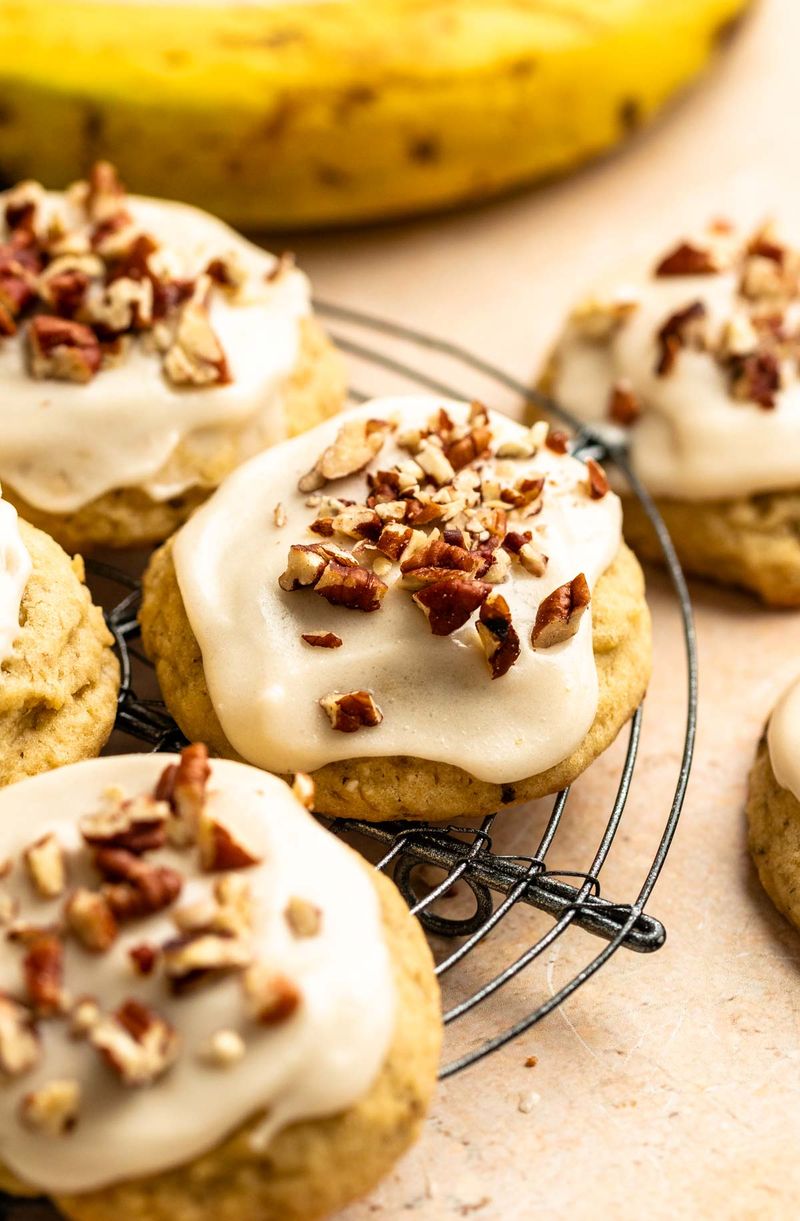 Banana Bread Cookies with Cream Cheese