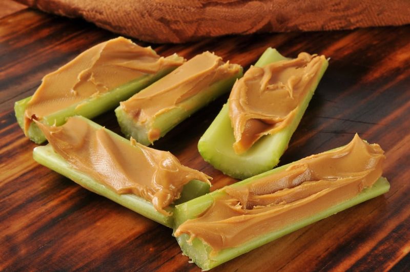 Celery Sticks with Peanut Butter