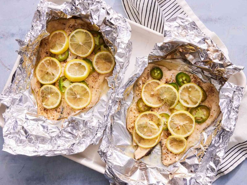 Fish Fillets in Foil Packets