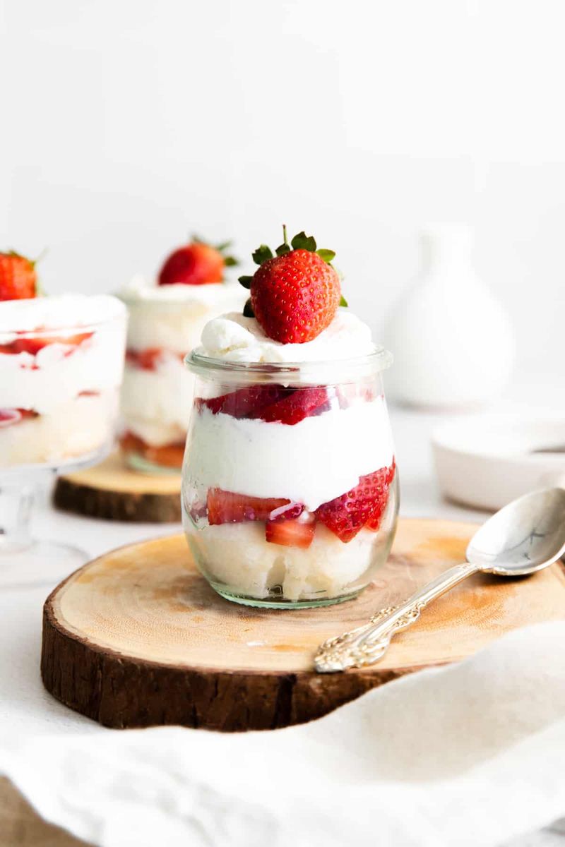 Whimsical Strawberry Shortcake Jars