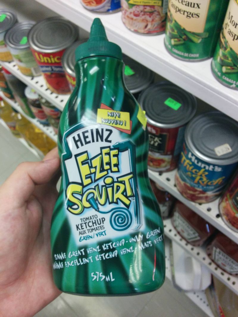 Neon-Colored Ketchup
