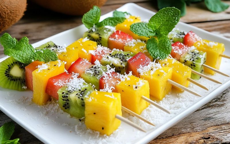 Tropical Fruit Skewers