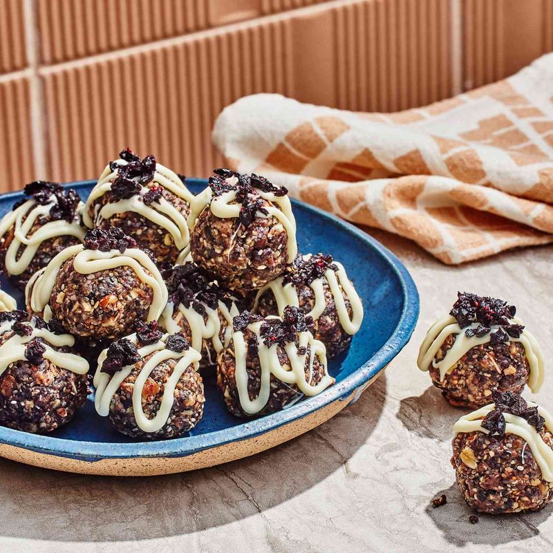 Blueberry Cobbler Energy Balls