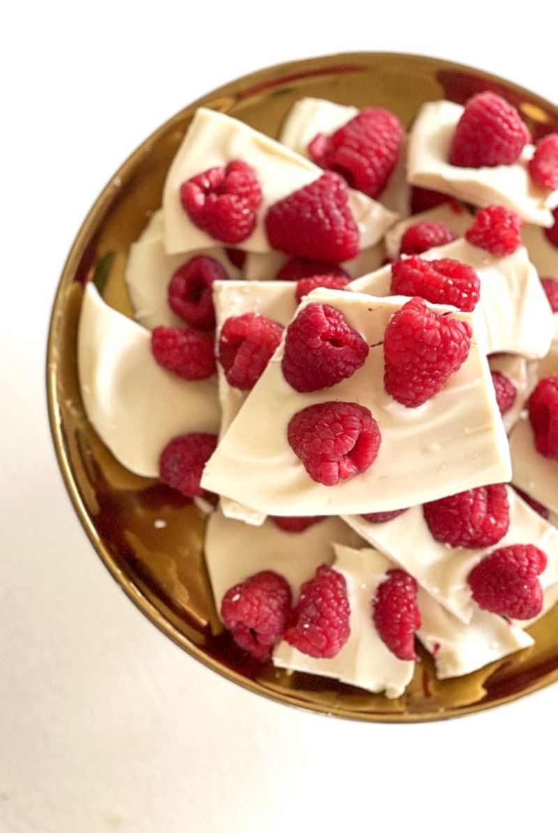 Raspberry White Chocolate Bark