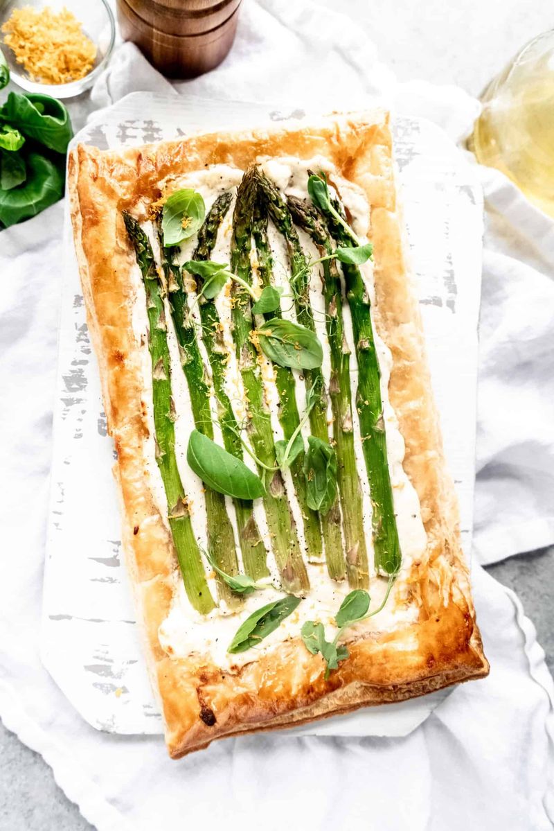 Asparagus and Goat Cheese Tart