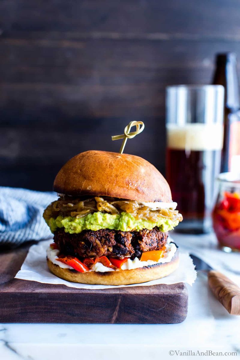 Vegan Black Bean Burgers